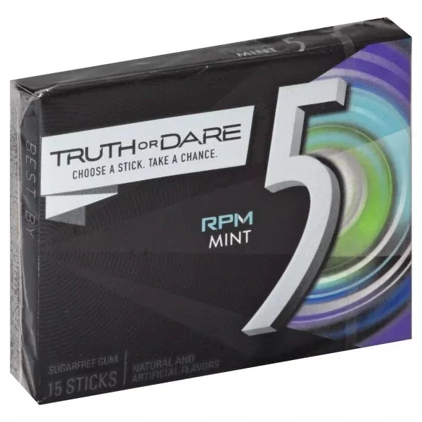 5 Single Serve Mint Gum