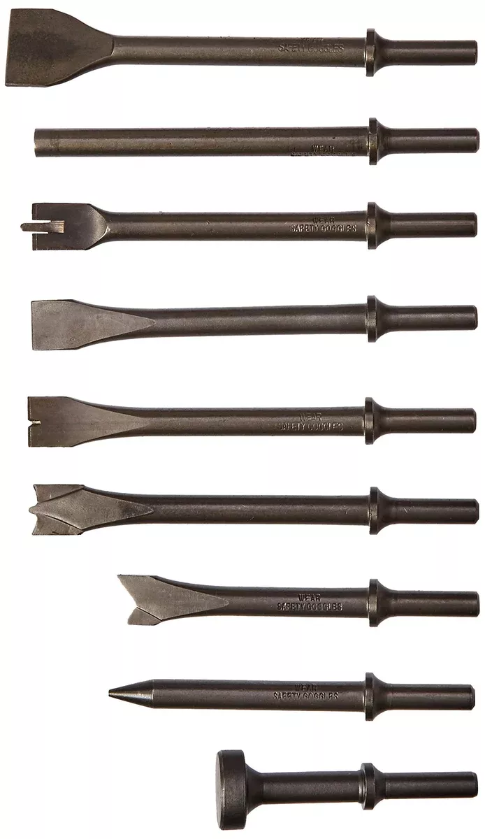 Advanced Tool Design Model ATD-5730 9 Piece All Purpose Chisel Set