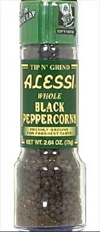 Alessi Peppercorn Blck -Pack of 6
