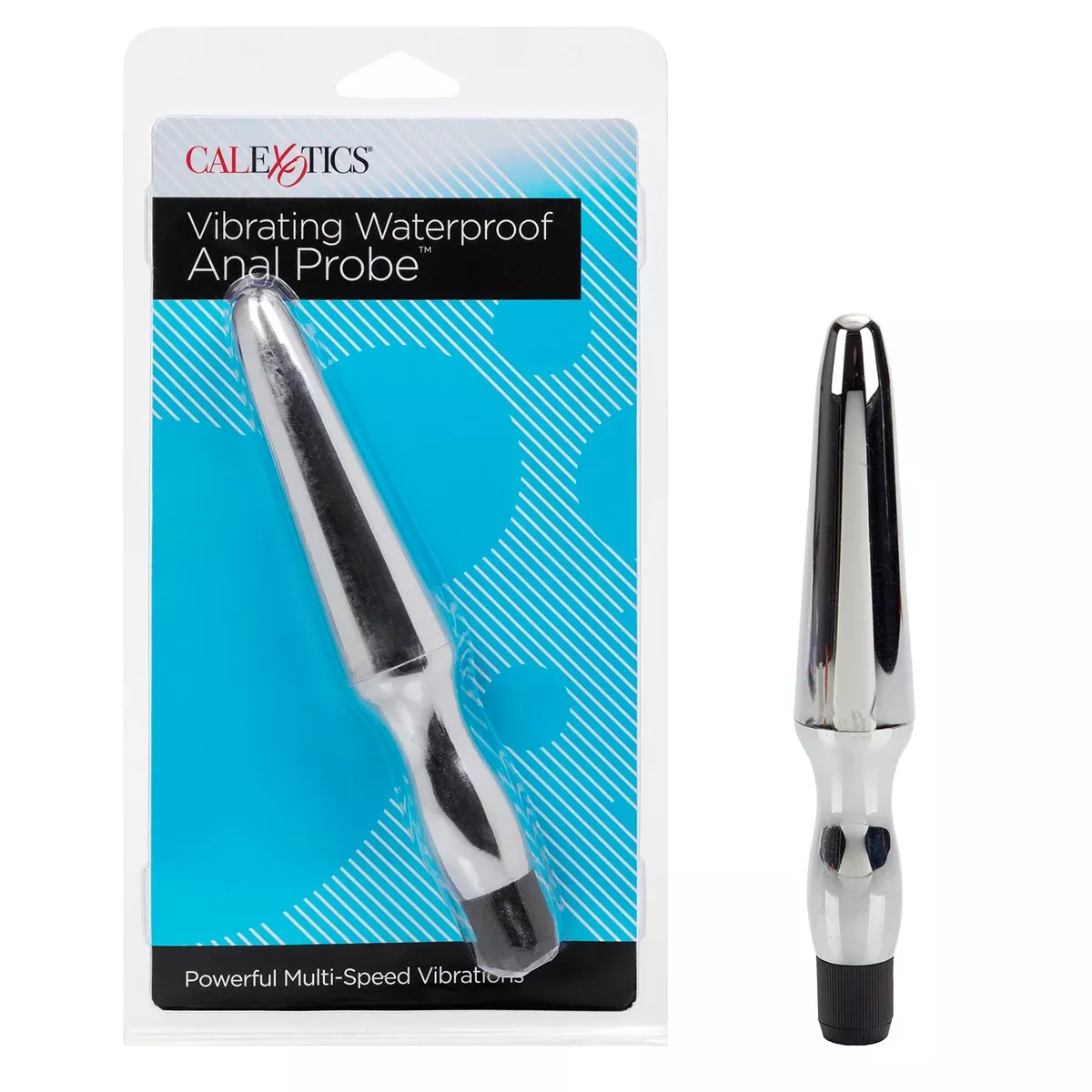 CalExotics Fujiko Waterproof Anal Probe, Silver