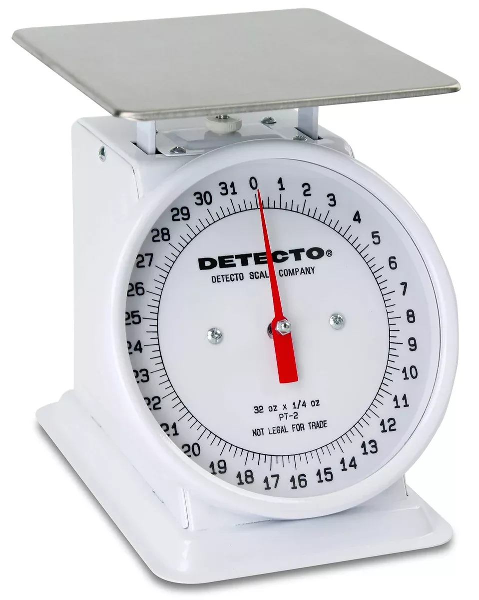 Detecto Mechanical Dial Type Portion Scale, 25 lbs