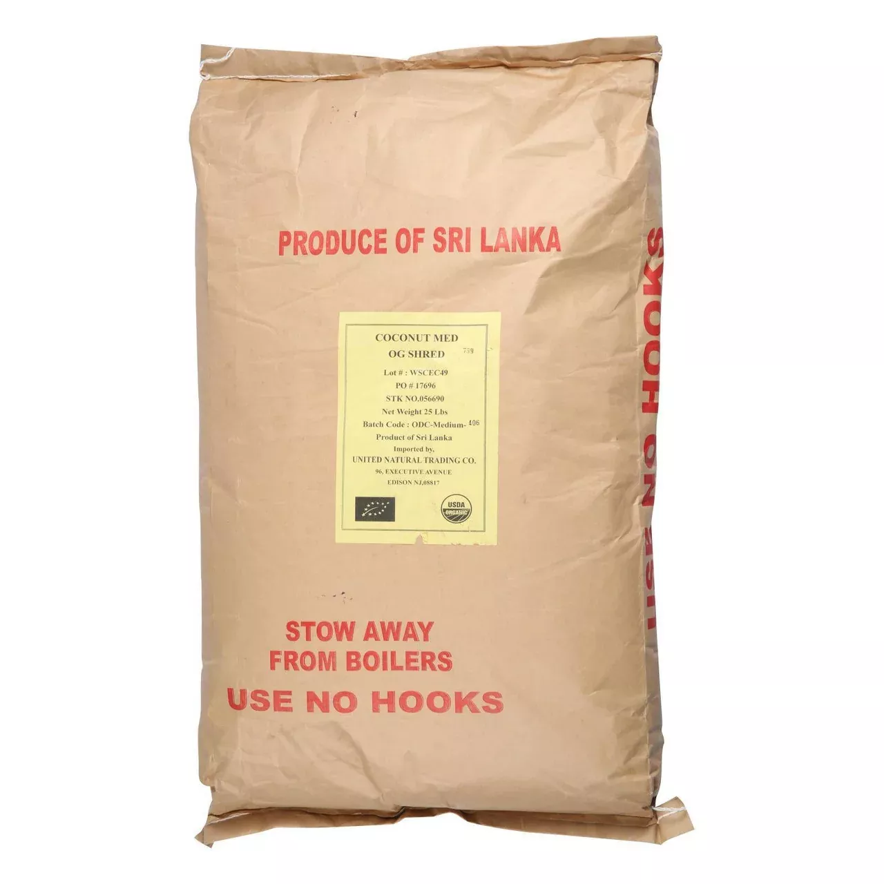 Dried Fruit Med Shredded Coconut- 25Lb