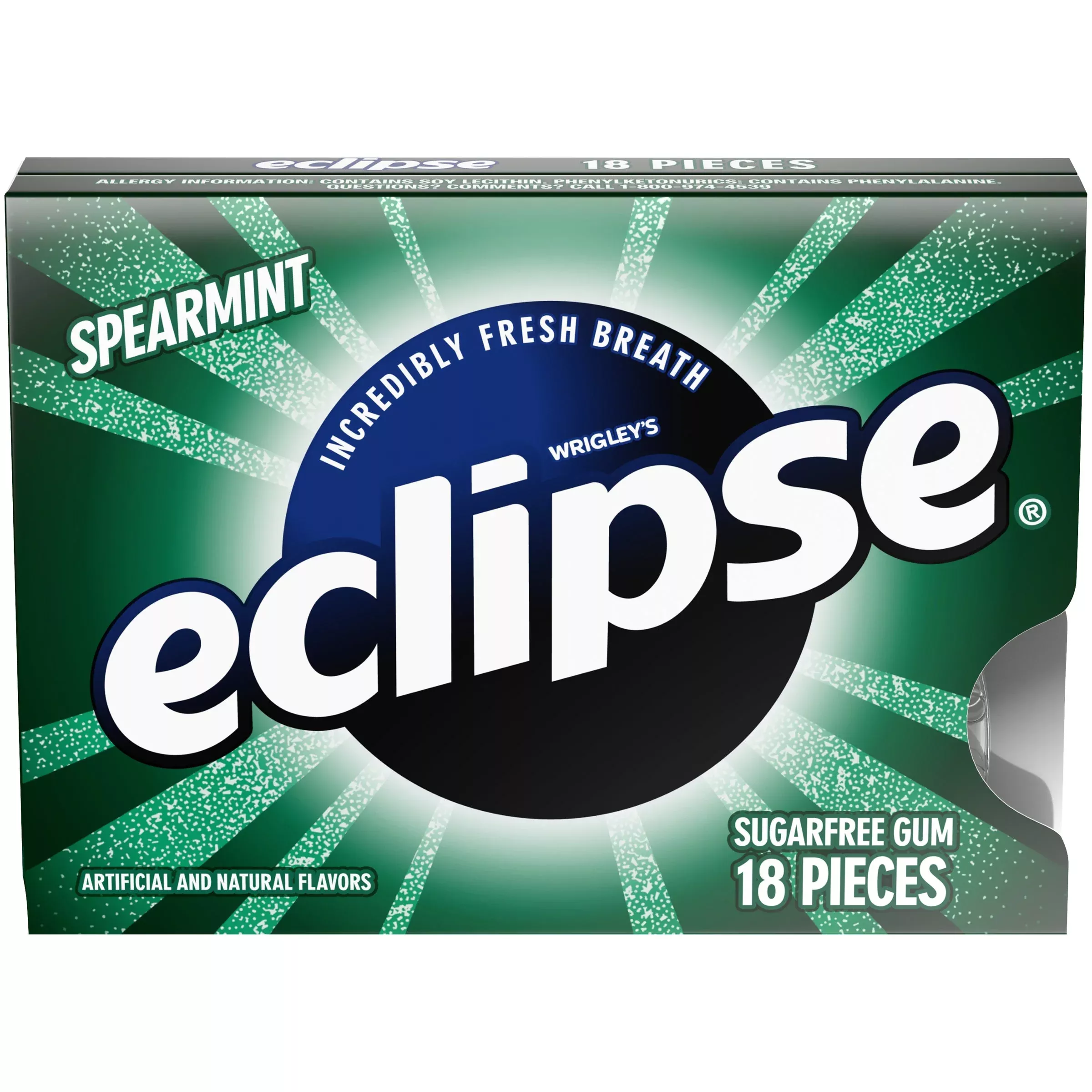 Eclipse Single Serve Spearmint Gum