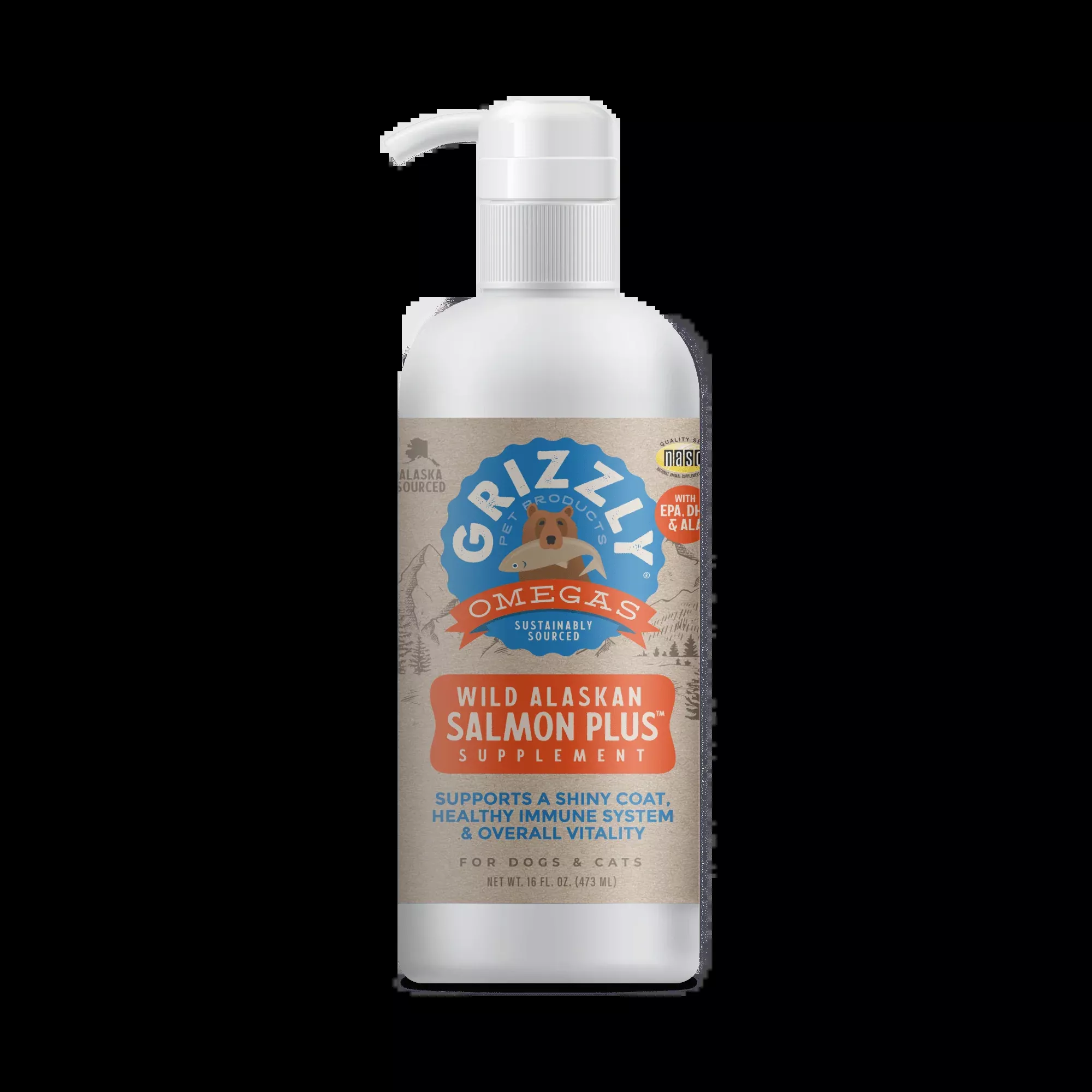 Grizzly Salmon Oil Plus (4oz)
