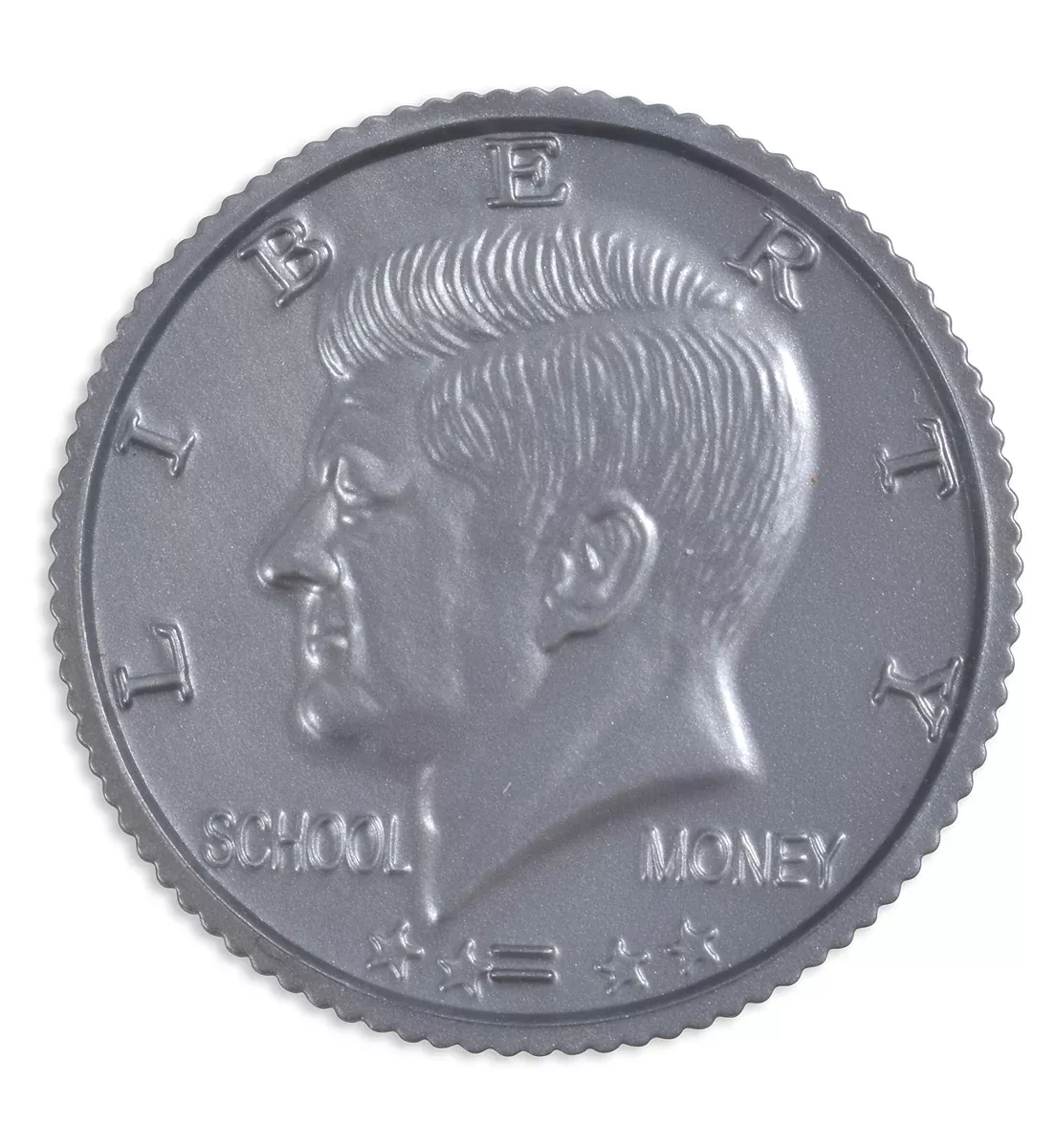 LEARNING ADVANTAGE - 7501 Learning Advantage, Play Half-Dollar Plastic Coins - Set of 50