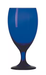 Libbey Iced Tea 16 Ounce Blue Cobalt Tall Glass