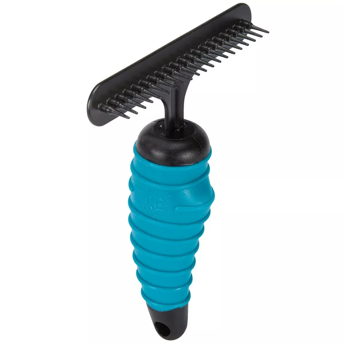 Master Grooming Tools Ergonomic Undercoat Rakes — Efficient Tools for Grooming Dogs, Long Pins, Black