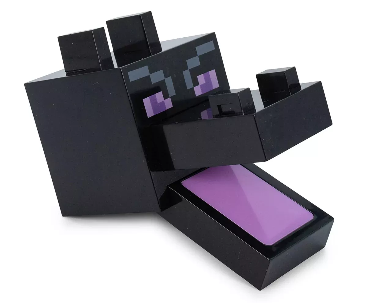 Minecraft Purple Ender Dragon Plug-in Nightlight with Auto Dusk to Dawn Sensor | LED Mood Light for Kids Bedroom, Play Room, Hallway | Home Decor Room Essentials | Video Game Gifts and Collectibles