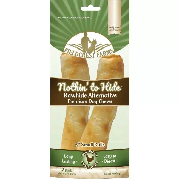 Nothin' To Hide Rawhide Alternative Roll Chicken (4-5inch 2pk) (110g)