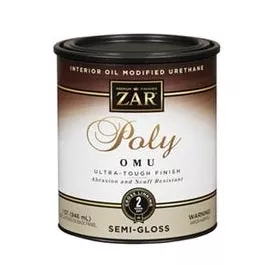 Polyurethane OMU, Interior, Oil Modified Wood Finish, Semi-Gloss, Qt.
