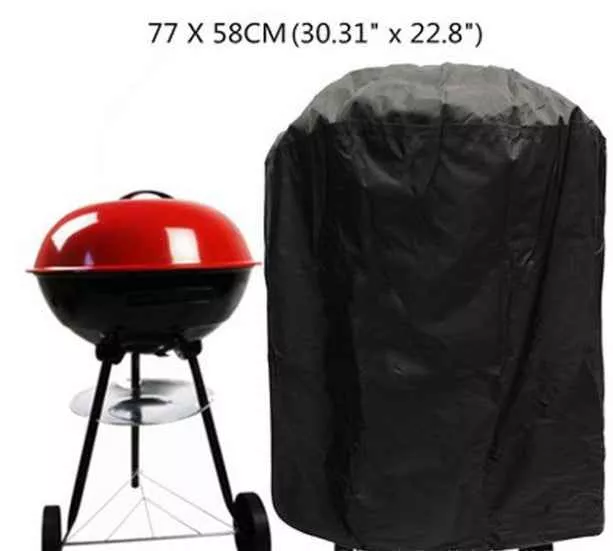 Round grill cover
