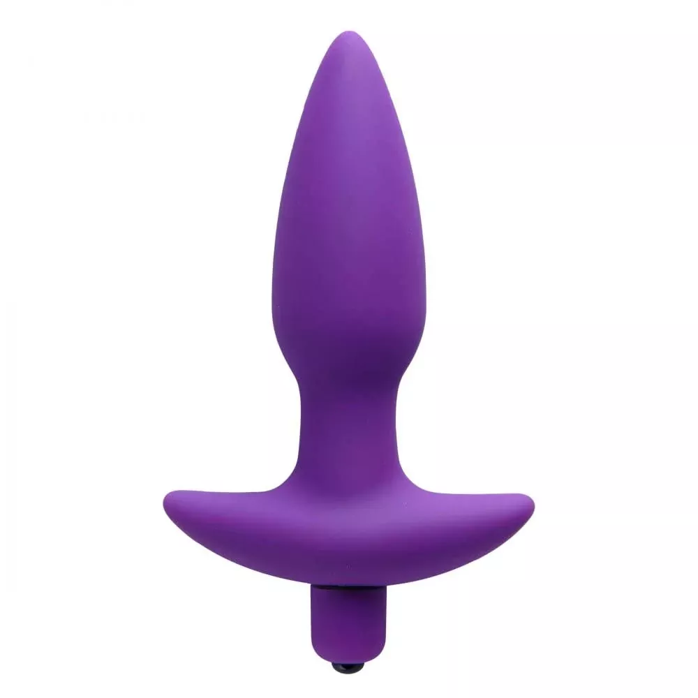Trinity Vibes Vibrating Silicone Anal Plug, Medium
