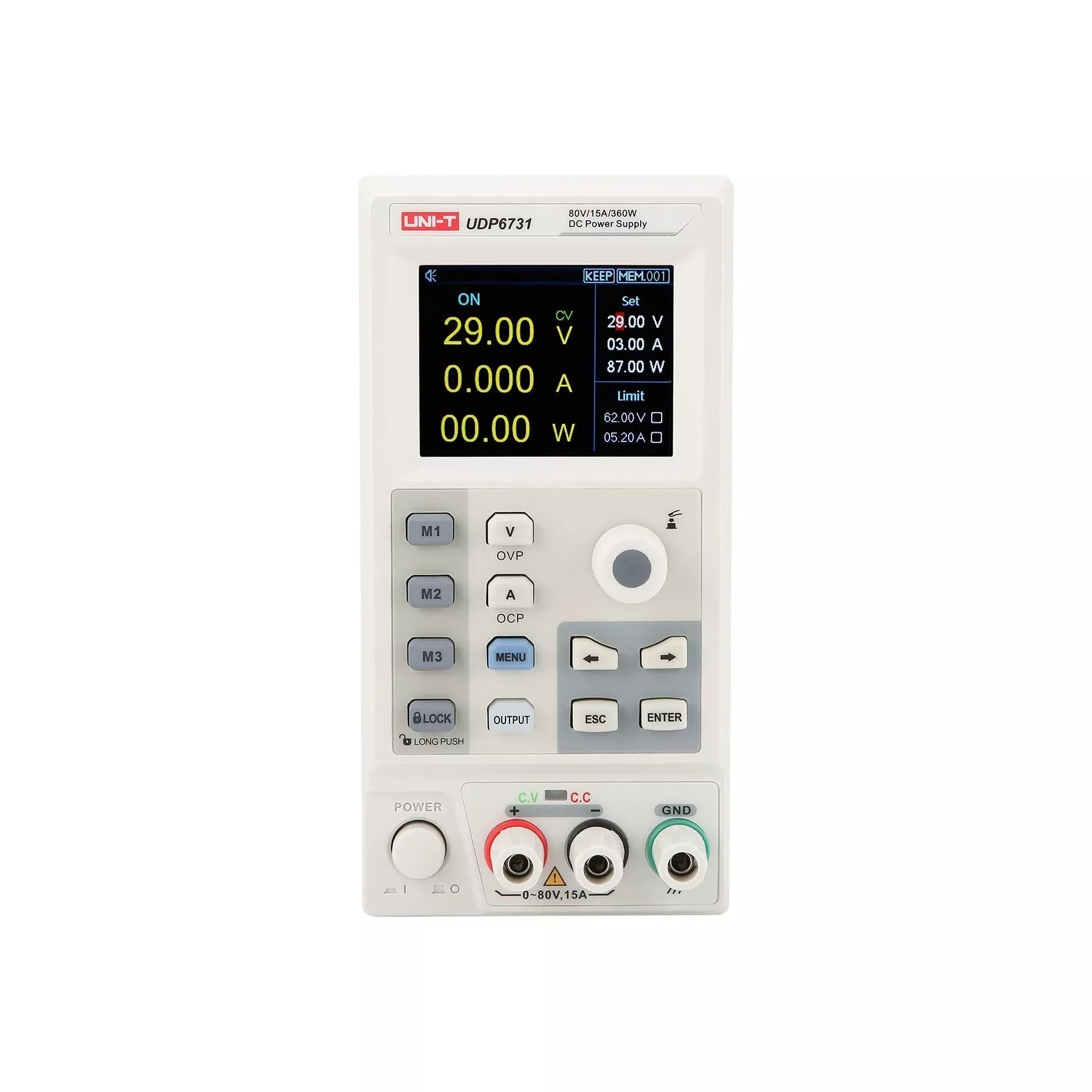 UDP6730 360W 40V /30A Programmable DC Switching Power Supply