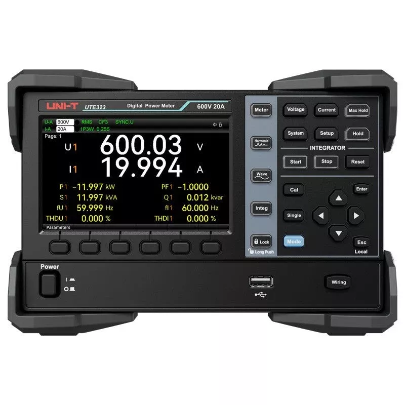 UTE323G 3-Ch High-Precision Digital Power Meter with GPIB
