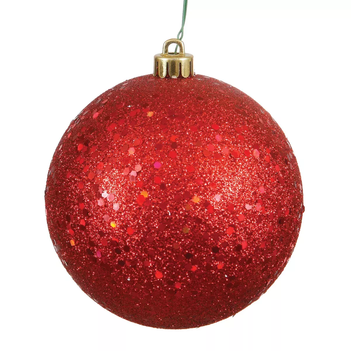 Vickerman 12" Red Sequin Ball Ornament