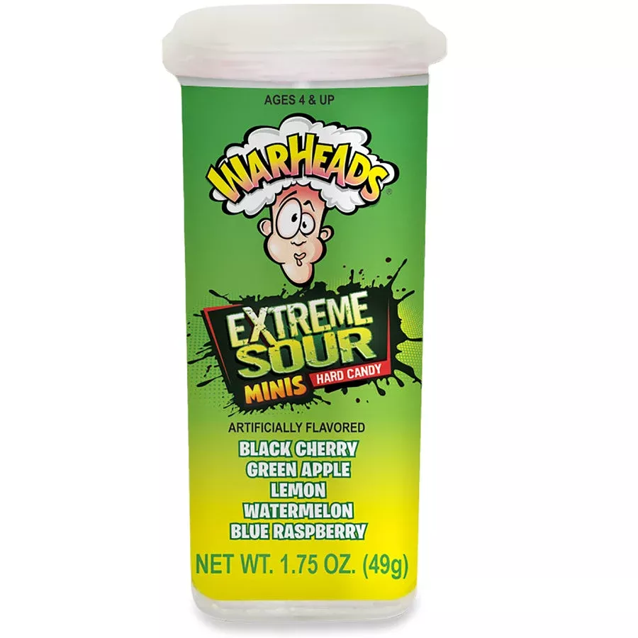 Warheads Xtreme Sour Hard Candy Minis
